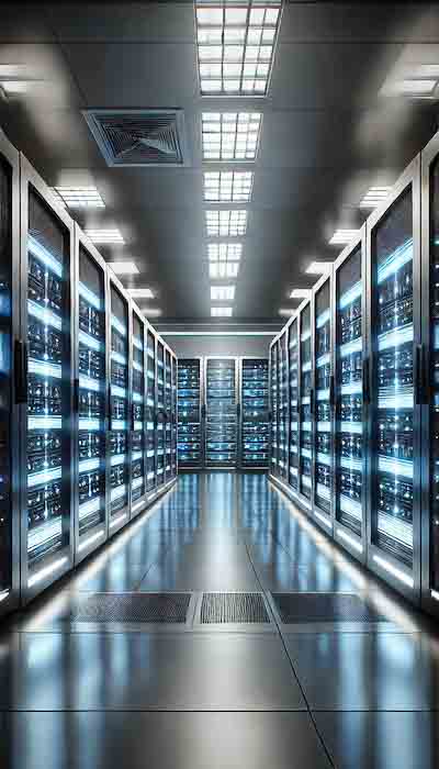 Modern server hall concept