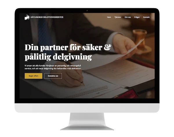 Bild på hemsida