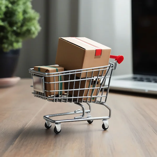 Graphic designer at work